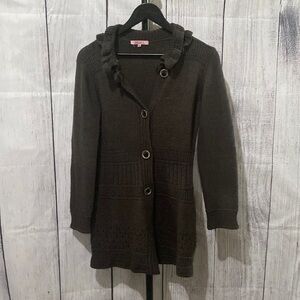 Hekla & Co Brown Cardigan Sweater Medium